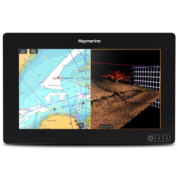 Raymarine Axiom 9 RV 3D mit RV-100 Geber
