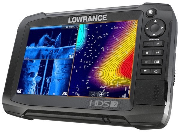 Lowrance HDS 7 Carbon Kombigerät Totalscan Geber