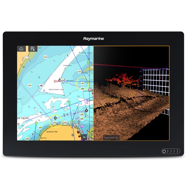 Raymarine Axiom 12 RV 3D mit RV-100 Geber