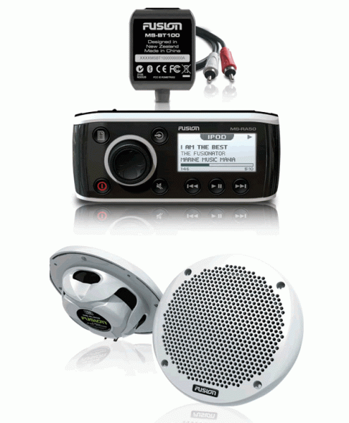 Fusion MS-RA50 Marine Radio Komplettset